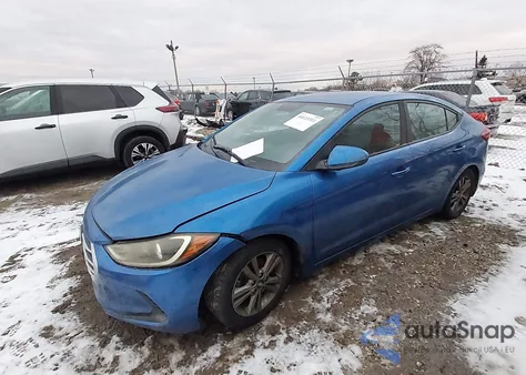 2018 Hyundai Elantra Sel из США, поврежденный, VIN 5NPD84LF3JH329569